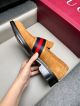 Gucci Man Brown Calfskin Business Leather Shoes 042891 (8)_th.jpg